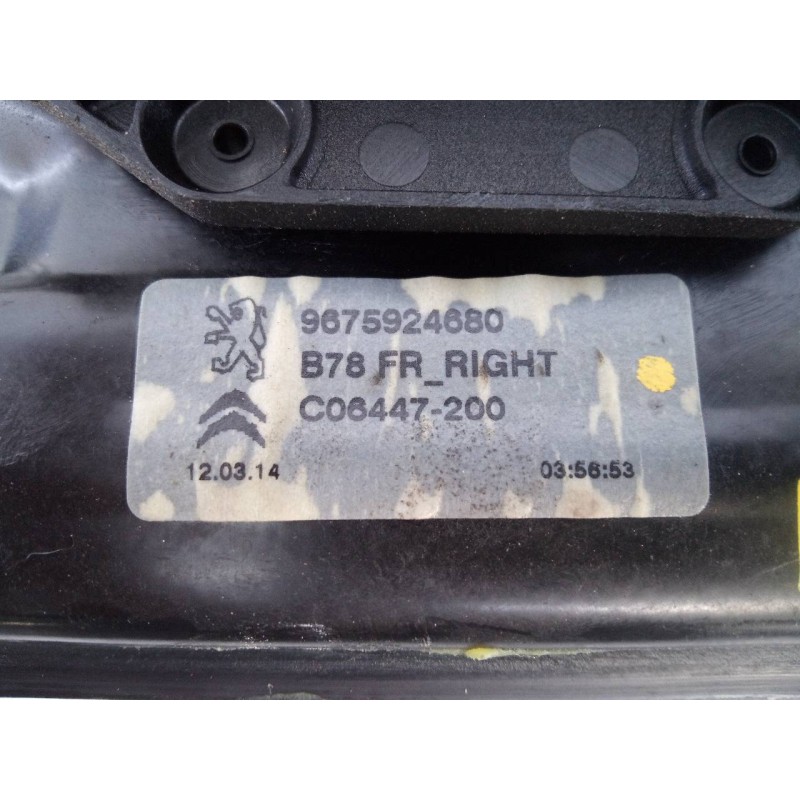 Recambio de elevalunas delantero derecho para citroën c4 picasso attraction referencia OEM IAM 9675288880  E1-A4-35-2