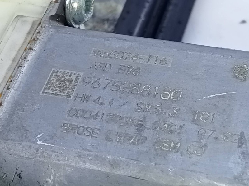 Recambio de elevalunas trasero derecho para citroën c4 picasso attraction referencia OEM IAM 9675288180  E1-A4-44-2