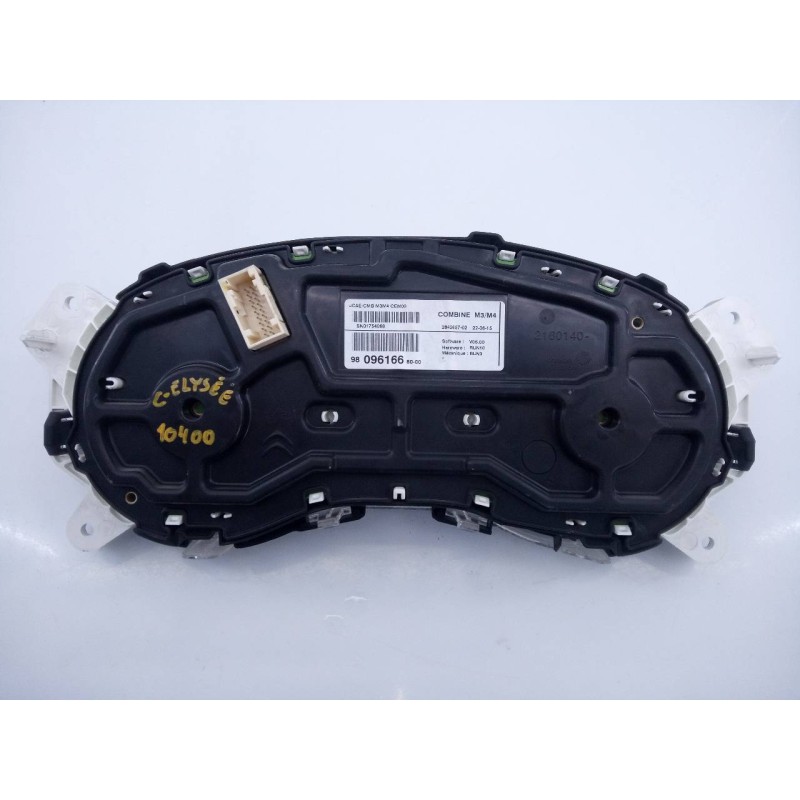 Recambio de cuadro instrumentos para citroën c-elysée exclusive referencia OEM IAM 9809616680  E3-B2-54-2