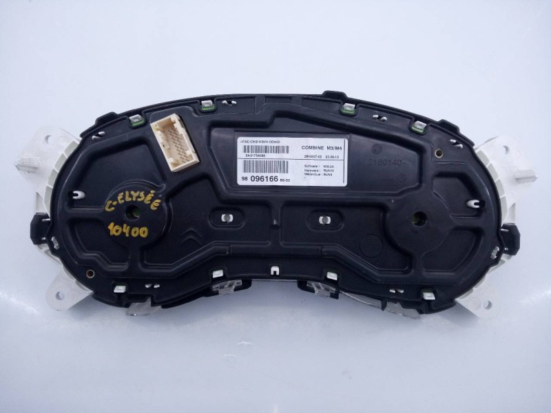 Recambio de cuadro instrumentos para citroën c-elysée exclusive referencia OEM IAM 9809616680  E3-B2-54-2