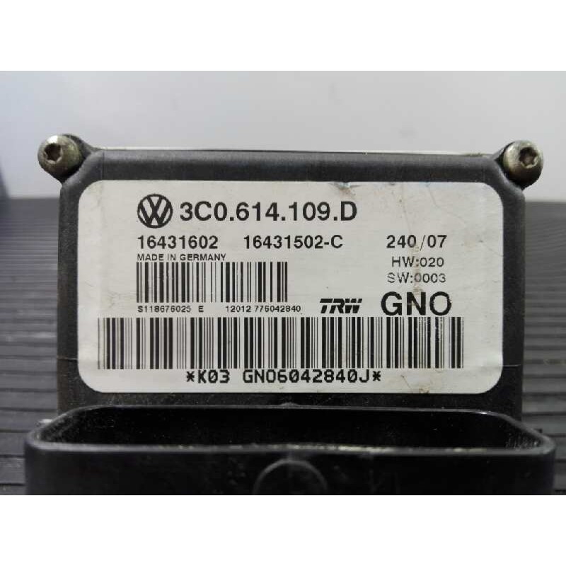 Recambio de abs para volkswagen passat berlina (3c2) edition referencia OEM IAM 3C0614109D HC72560813DEQ P3-A8-28-4