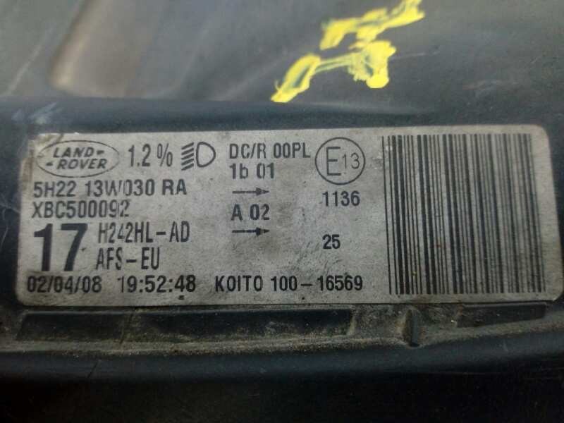 Recambio de faro izquierdo xenon para land rover discovery v6 td se referencia OEM IAM XBC500092 5H2213W030RA E1-B4-13-1