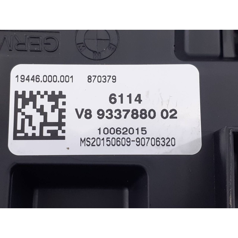 Recambio de caja reles / fusibles para bmw serie 2 coupe (f22) 220d m sport referencia OEM IAM 933788002  E3-A2-41-3