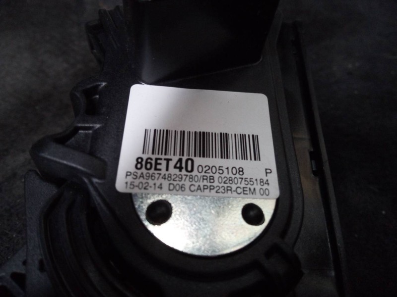 Recambio de pedal acelerador para citroën c4 picasso attraction referencia OEM IAM 9674829780  