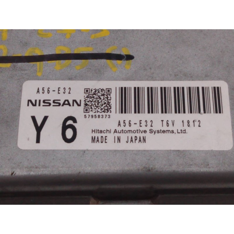 Recambio de centralita motor uce para nissan micra (k13) acenta referencia OEM IAM A56E32Y6 A56E32T32T6V1812 E3-B4-18-2