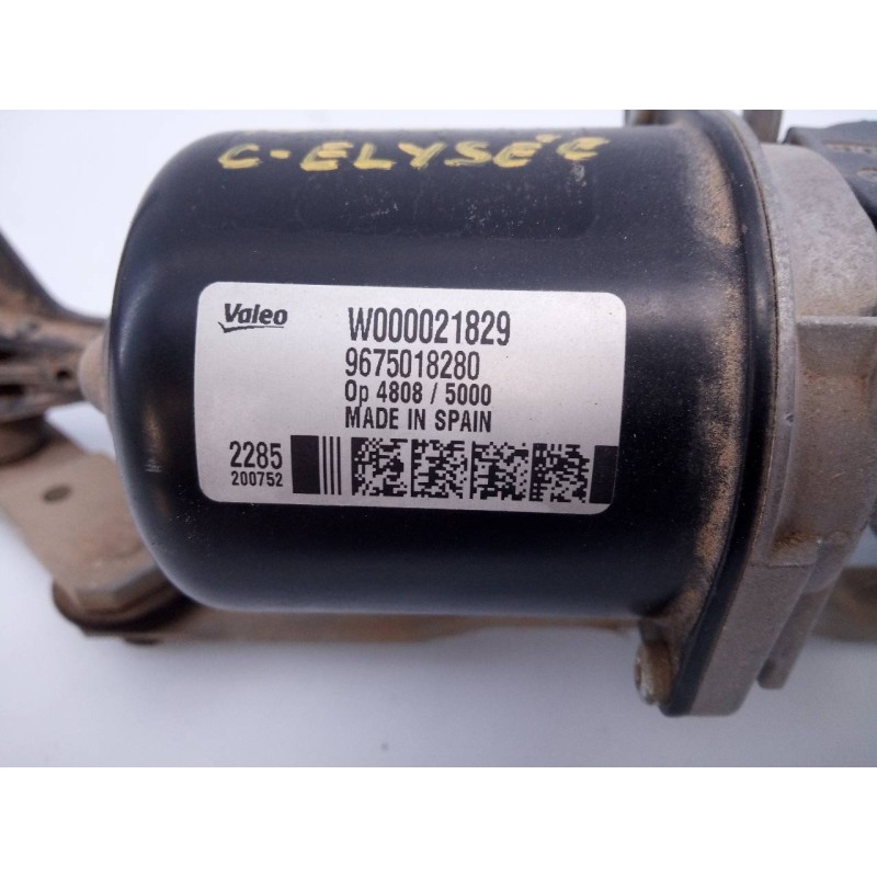 Recambio de motor limpia delantero para citroën c-elysée exclusive referencia OEM IAM 9675018280  E1-A4-24-2
