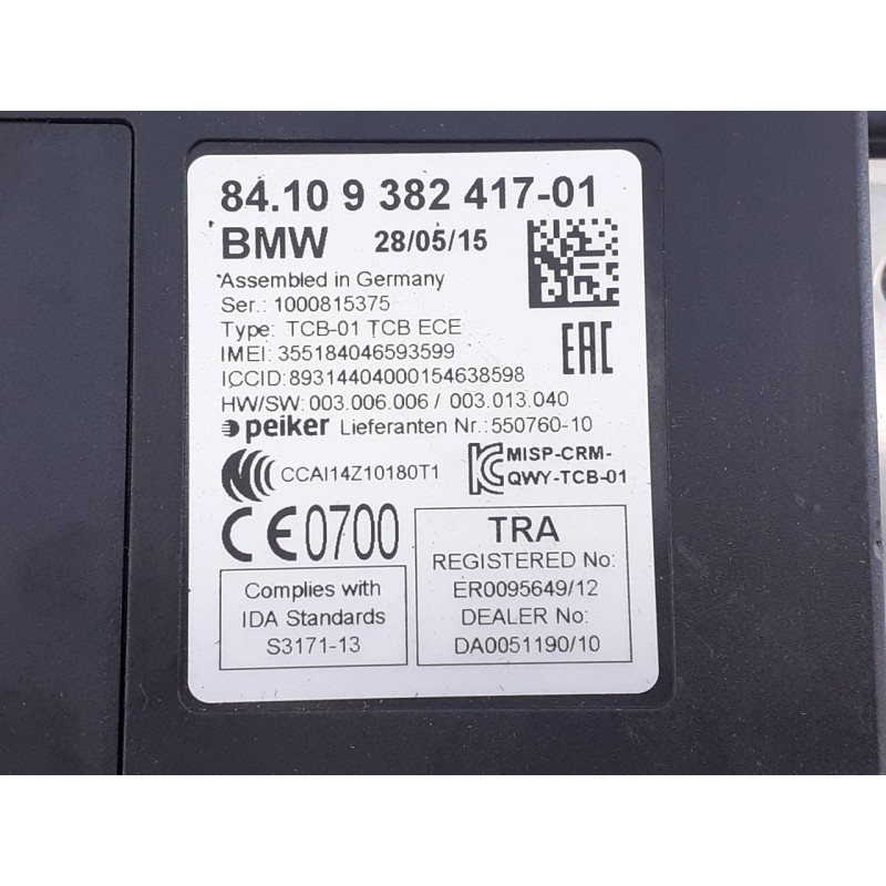 Recambio de modulo electronico para bmw serie 2 coupe (f22) 220d m sport referencia OEM IAM 938241701  E3-A2-41-3