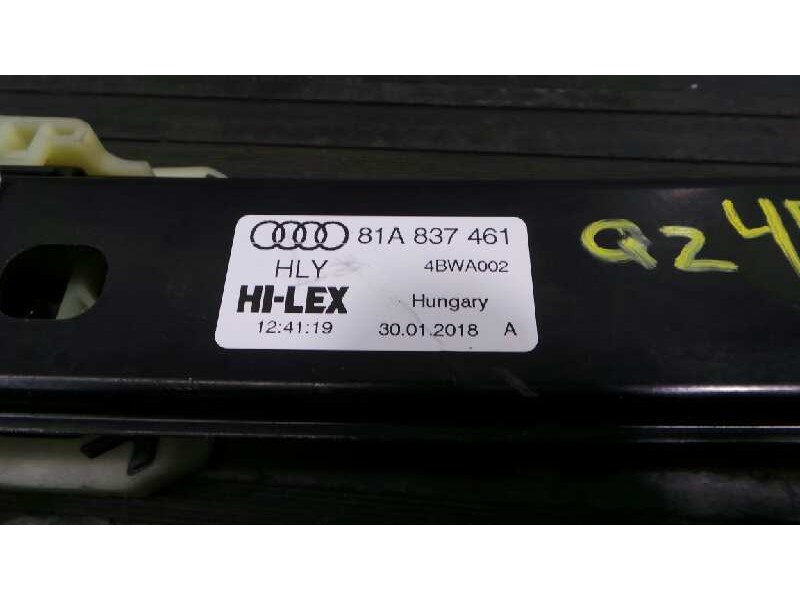 Recambio de elevalunas delantero izquierdo para audi q2 (gab) sport edition referencia OEM IAM 81A837461  E1-B6-22-4