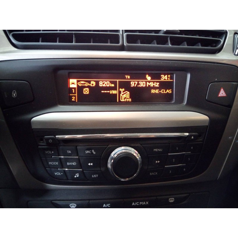 Recambio de sistema audio / radio cd para citroën c-elysée exclusive referencia OEM IAM   