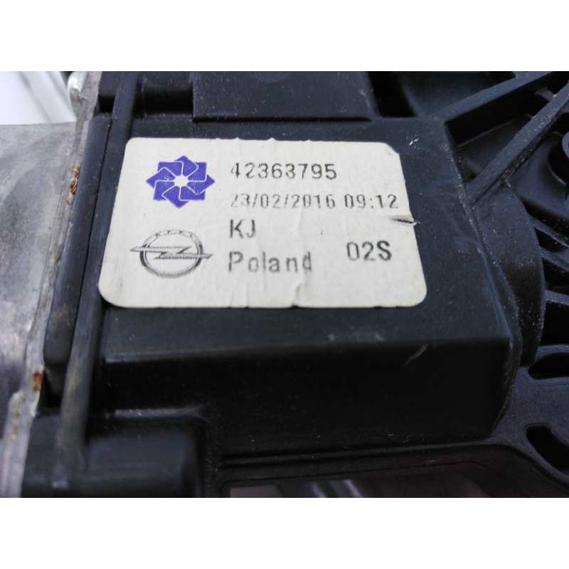 Recambio de elevalunas trasero derecho para opel mokka excellence referencia OEM IAM 95920041 98910SUV20 E2-B6-4-2