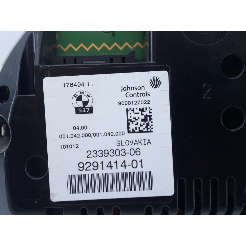 Recambio de cuadro instrumentos para bmw x3 (f25) xdrive 20d referencia OEM IAM 929141401 233930306 E3-A2-22-3