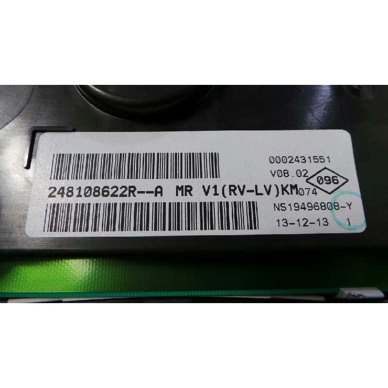 Recambio de cuadro instrumentos para dacia sandero referencia OEM IAM 248108622R  E1-A1-19-3