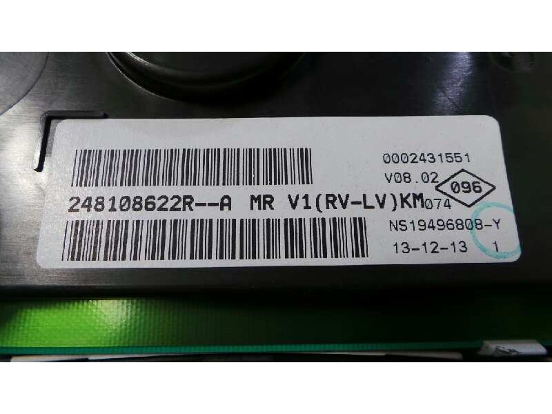 Recambio de cuadro instrumentos para dacia sandero referencia OEM IAM 248108622R  E1-A1-19-3