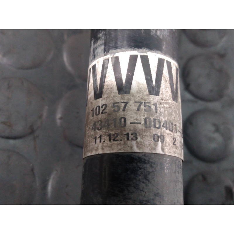 Recambio de transmision delantera derecha para toyota yaris hsd city referencia OEM IAM 434100D401B 10257751 P1-A6-19