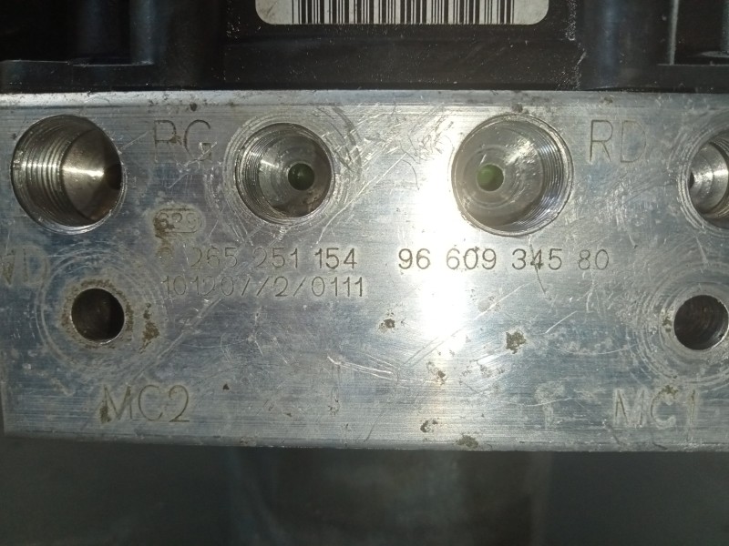 Recambio de abs para citroën c4 picasso exclusive referencia OEM IAM 9660934580 0265251154 P3-A8-19-5