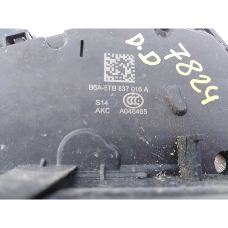 Recambio de cerradura puerta delantera derecha para volkswagen touran (5t1) sport bmt referencia OEM IAM 5TB837016A A046465 E1-B