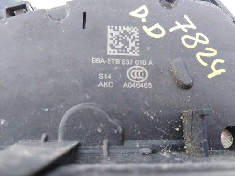 Recambio de cerradura puerta delantera derecha para volkswagen touran (5t1) sport bmt referencia OEM IAM 5TB837016A A046465 E1-B