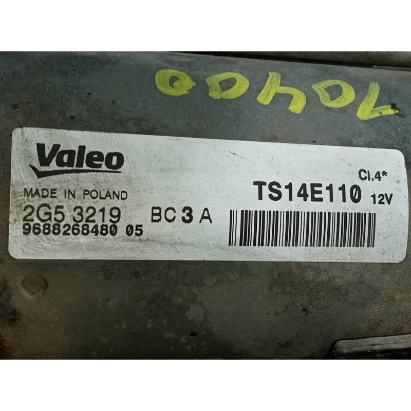 Recambio de motor arranque para citroën c-elysée exclusive referencia OEM IAM 968826848005  P3-B8-2-1