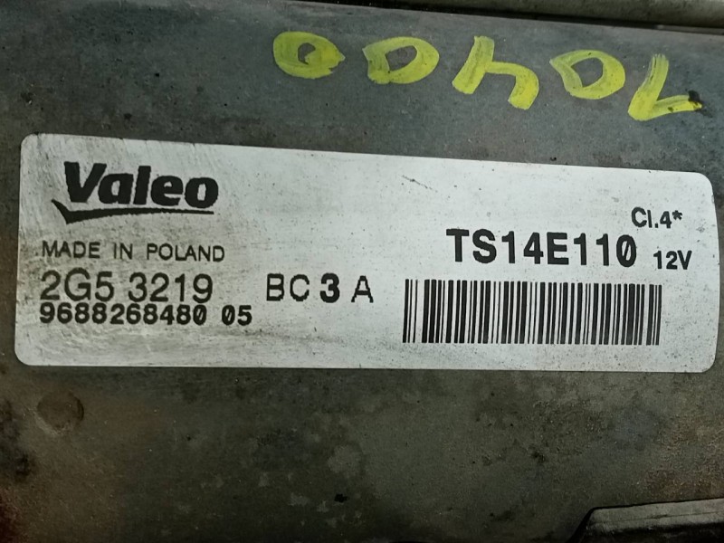 Recambio de motor arranque para citroën c-elysée exclusive referencia OEM IAM 968826848005  P3-B8-2-1