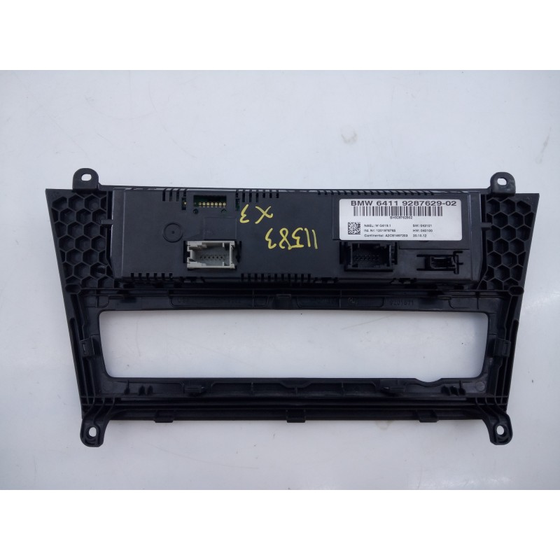 Recambio de mando climatizador para bmw x3 (f25) xdrive 20d referencia OEM IAM 6411928762902 1201976765 E3-A2-22-1