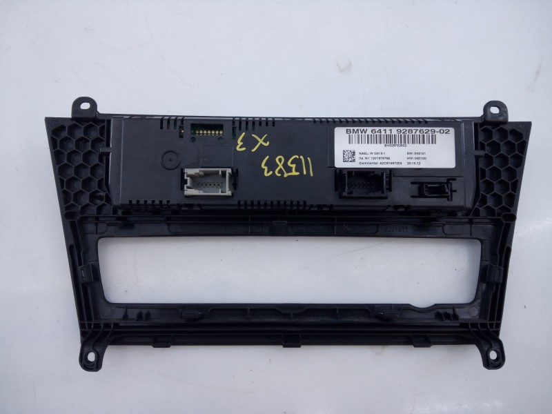 Recambio de mando climatizador para bmw x3 (f25) xdrive 20d referencia OEM IAM 6411928762902 1201976765 E3-A2-22-1