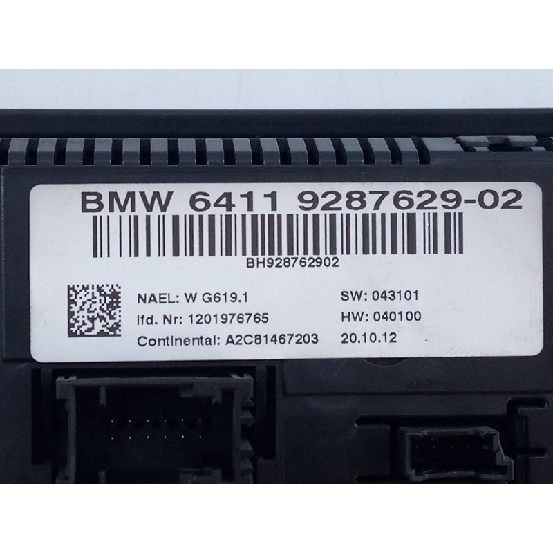 Recambio de mando climatizador para bmw x3 (f25) xdrive 20d referencia OEM IAM 6411928762902 1201976765 E3-A2-22-1