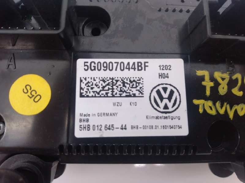 Recambio de mando climatizador para volkswagen touran (5t1) sport bmt referencia OEM IAM 5G0907044BF  E2-A1-38-8