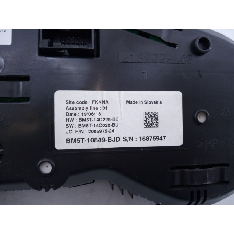 Recambio de cuadro instrumentos para ford focus lim. (cb8) edition referencia OEM IAM BM5T10849BJD  E3-B3-29-2