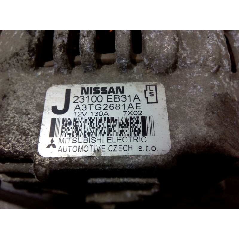 Recambio de alternador para nissan navara pick-up (d40m) king cab se 4x4 referencia OEM IAM 23100EB31A A3TG2681AE P3-A5-3-2