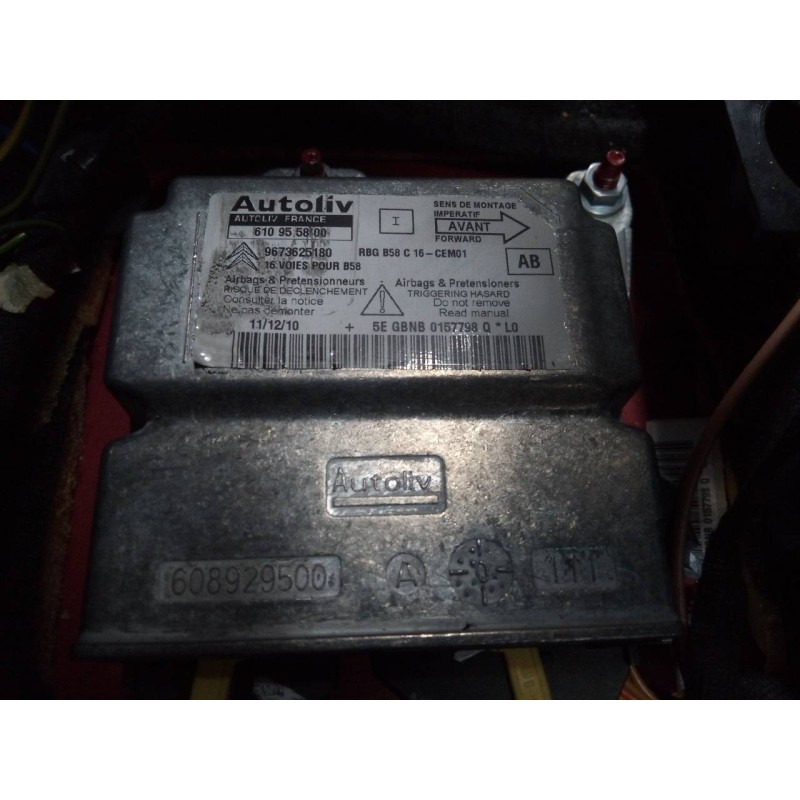 Recambio de kit airbag para citroën c4 picasso exclusive referencia OEM IAM 9673625180 610955800 
