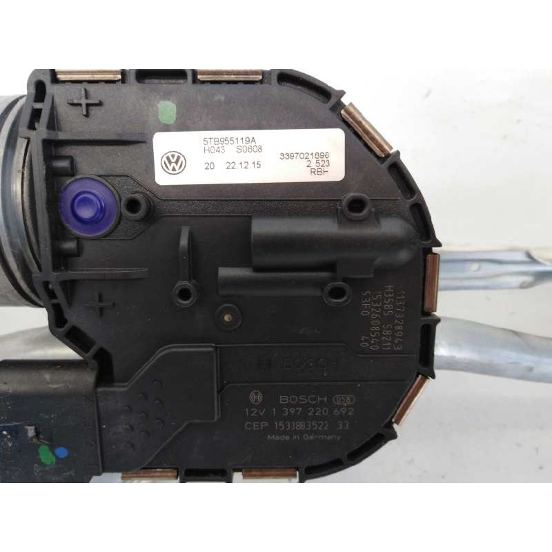 Recambio de motor limpia delantero para volkswagen touran (5t1) sport bmt referencia OEM IAM 5TB955119A 1397220692 E1-B6-4-1