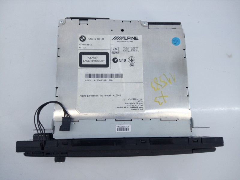 Recambio de sistema navegacion gps para bmw x3 (f25) xdrive 20d referencia OEM IAM AL2562C0911580 0221754562504103/6582926795501