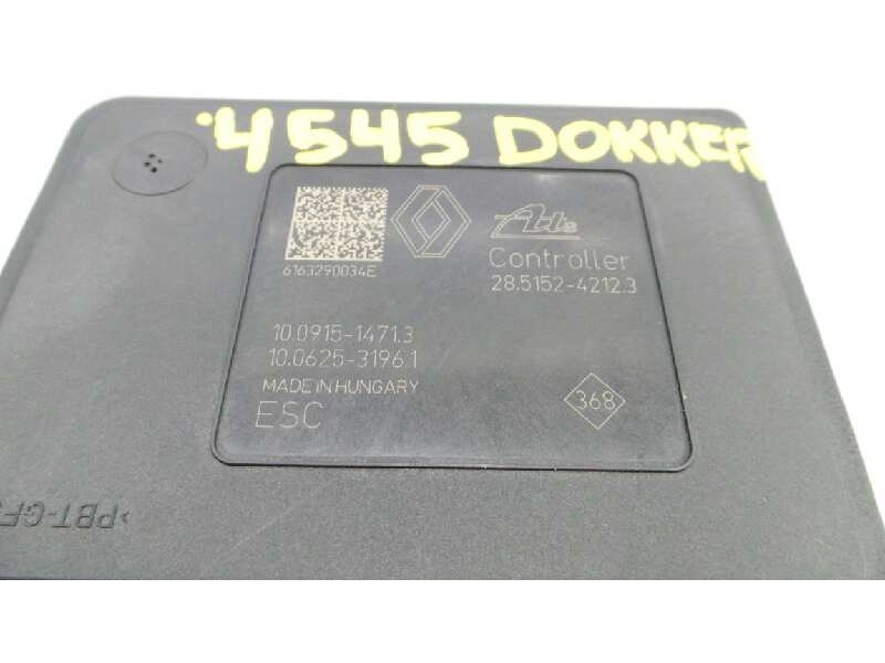 Recambio de abs para dacia dokker ambiance referencia OEM IAM 476600078  E1-A1-4-2