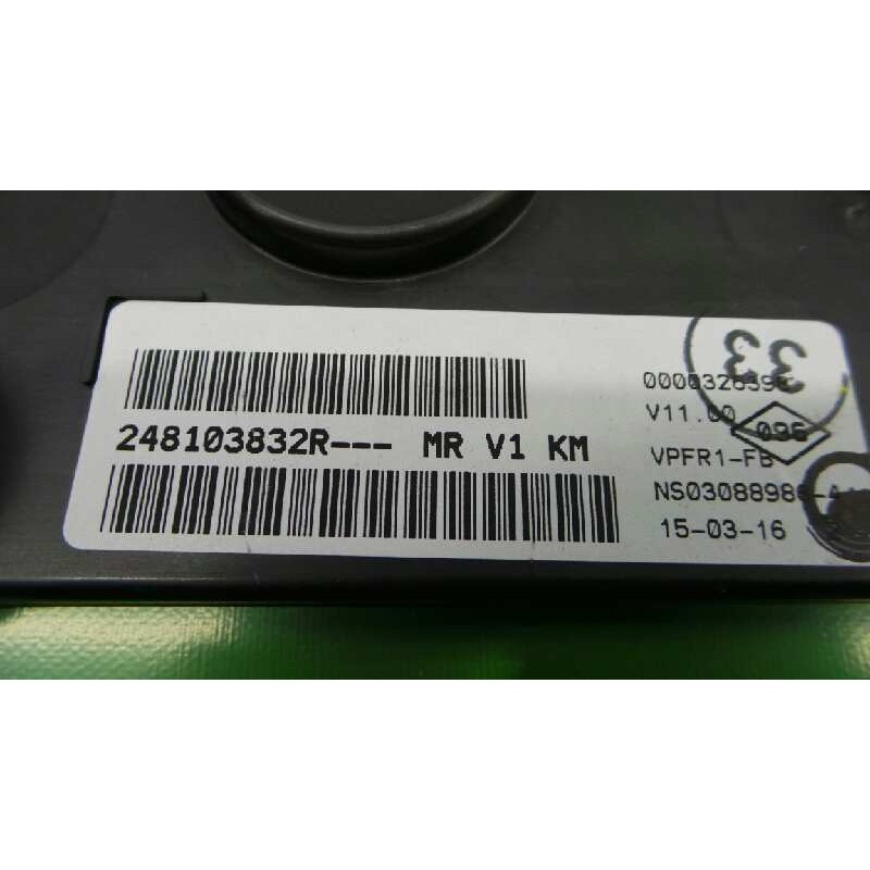 Recambio de cuadro instrumentos para dacia dokker ambiance referencia OEM IAM 248103832R  E2-A1-28-2