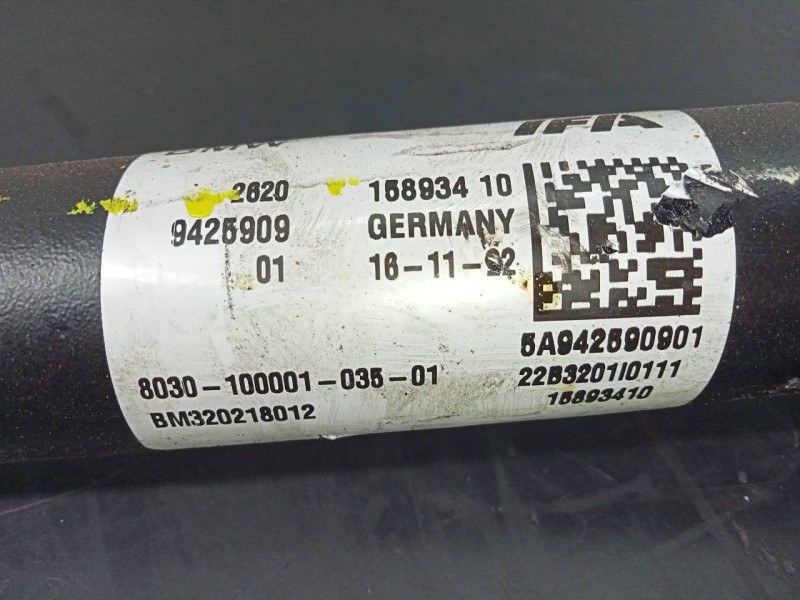 Recambio de transmision central para bmw x3 (f25) xdrive 20d referencia OEM IAM 9425909 262015893410 P1-B6-17