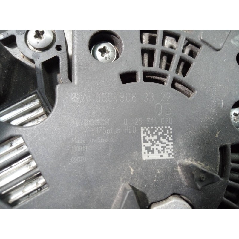 Recambio de alternador para mercedes-benz clase a (w176) a 180 cdi blueefficiency (176.000) referencia OEM IAM A0009063322  P3-B