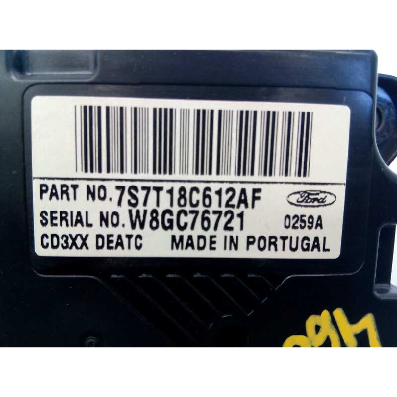 Recambio de mando climatizador para ford mondeo ber. (ca2) trend referencia OEM IAM 7S7T18C612AF  E2-B3-60-2