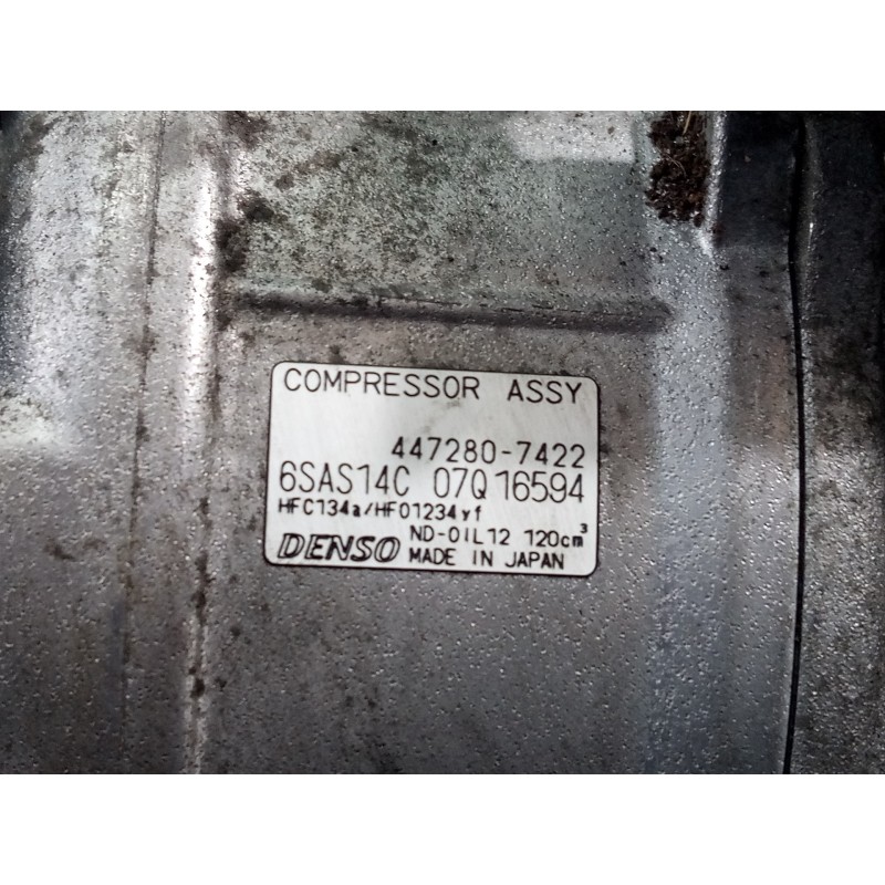 Recambio de compresor aire acondicionado para mercedes-benz clase a (w176) a 180 cdi blueefficiency (176.000) referencia OEM IAM