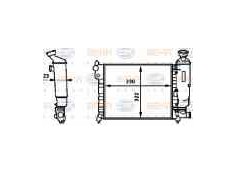 Recambio de radiador agua para peugeot 106 (s1) referencia OEM IAM 1148MK376720001V NUEVO T1-6-A5-1