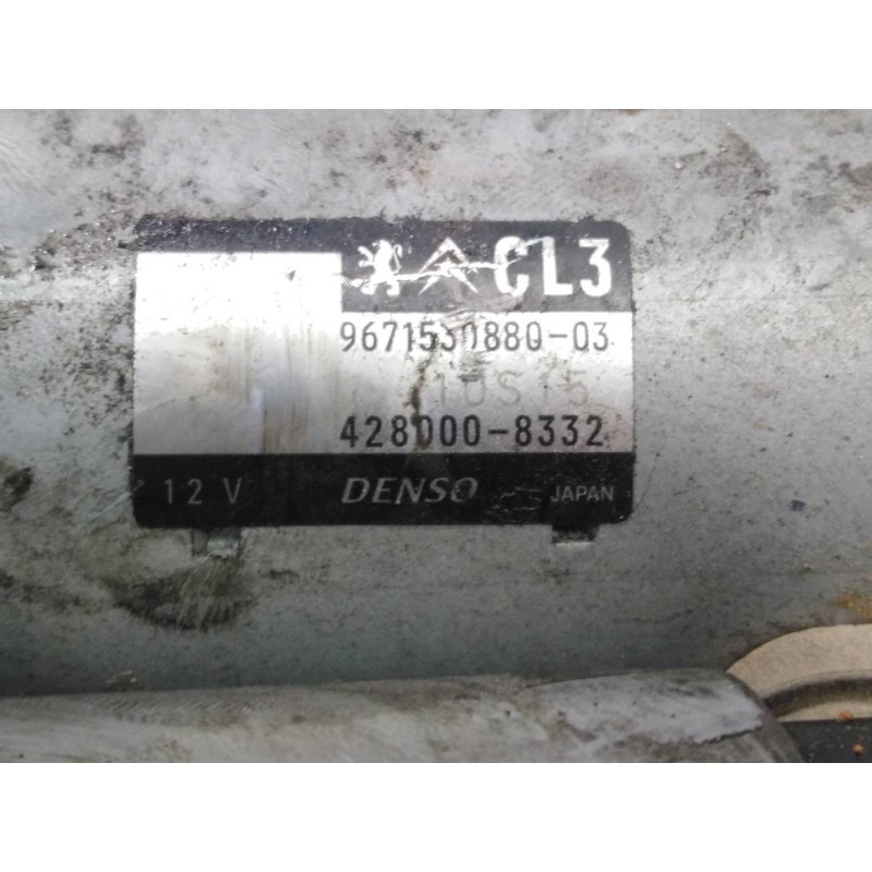 Recambio de motor arranque para citroën c3 feel edition referencia OEM IAM 9671530880 4280008332 P3-B7-9-3