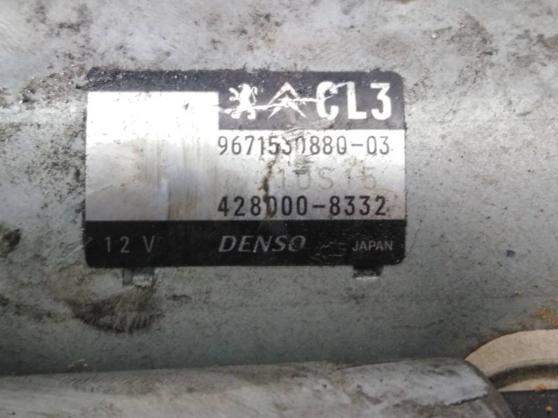 Recambio de motor arranque para citroën c3 feel edition referencia OEM IAM 9671530880 4280008332 P3-B7-9-3