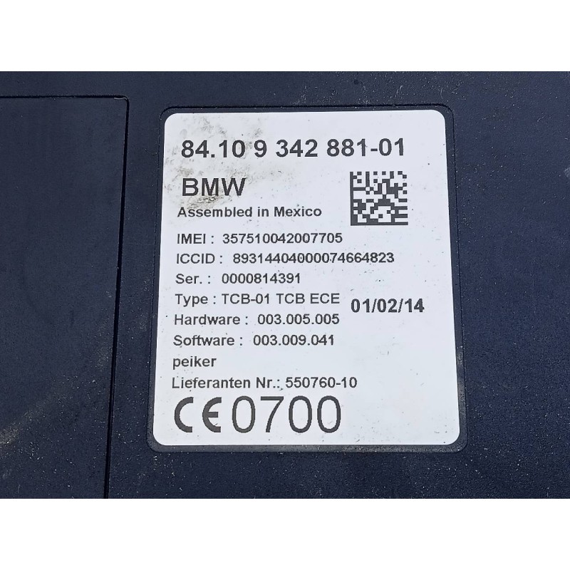 Recambio de modulo electronico para bmw x4 (f26) xdrive 30d referencia OEM IAM 841034288101  E3-A2-24-2