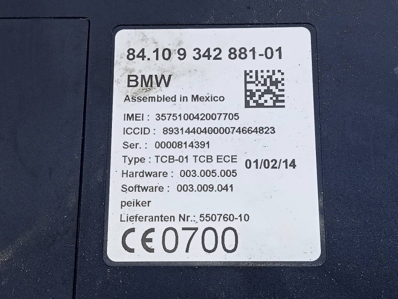 Recambio de modulo electronico para bmw x4 (f26) xdrive 30d referencia OEM IAM 841034288101  E3-A2-24-2