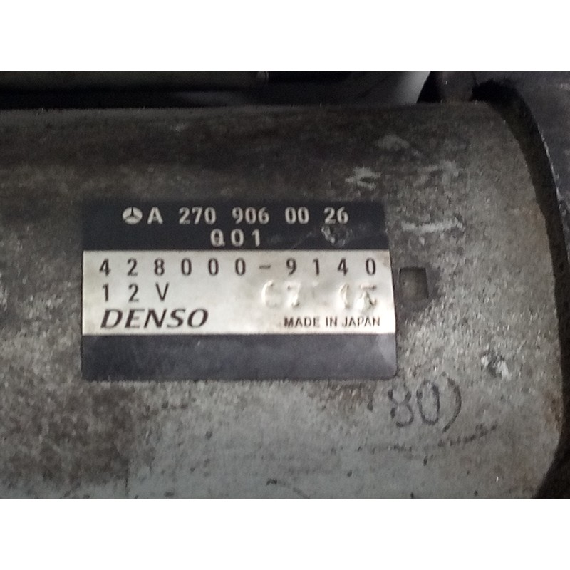 Recambio de motor arranque para mercedes-benz clase a (w176) a 180 cdi blueefficiency (176.000) referencia OEM IAM A2709060026 4