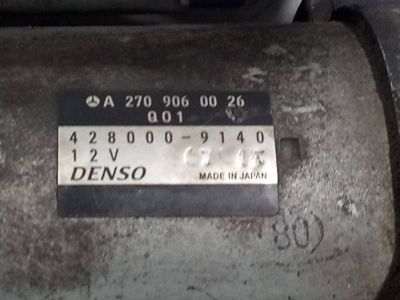 Recambio de motor arranque para mercedes-benz clase a (w176) a 180 cdi blueefficiency (176.000) referencia OEM IAM A2709060026 4
