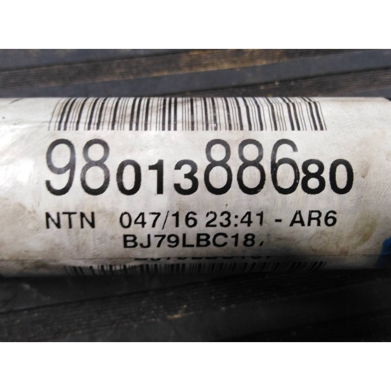 Recambio de transmision delantera derecha para citroën c3 feel edition referencia OEM IAM 9801388680  P1-A6-34