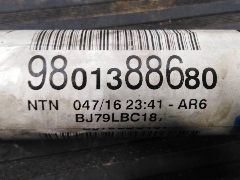 Recambio de transmision delantera derecha para citroën c3 feel edition referencia OEM IAM 9801388680  P1-A6-34