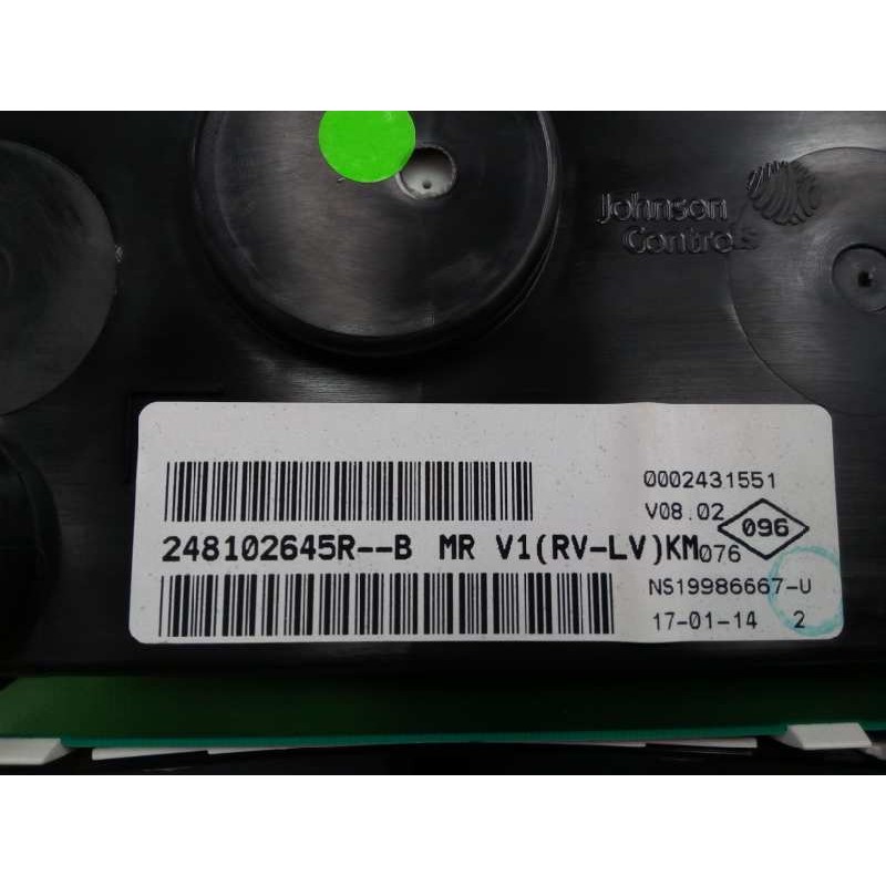 Recambio de cuadro instrumentos para dacia sandero stepway referencia OEM IAM 248102645R 0002431551 E1-A1-2-4