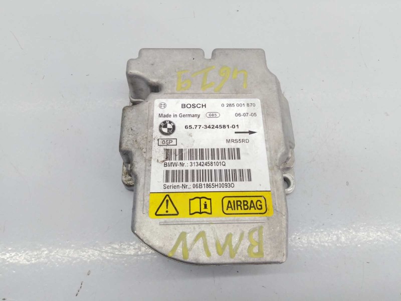 Recambio de centralita airbag para bmw x3 (e83) 2.0d referencia OEM IAM 65773424581  