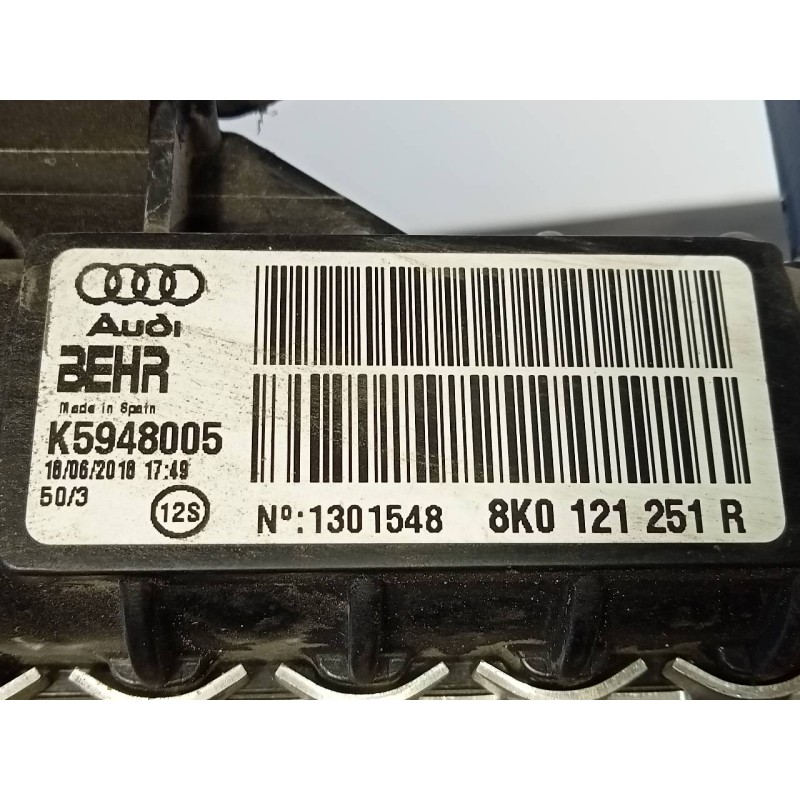 Recambio de radiador agua para audi a5 sportback (8t) 2.0 tdi (105kw) referencia OEM IAM   P2-A6-10